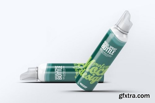 Nasal Spray Bottle Mock-Up