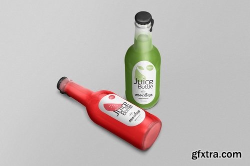 Juice Bottle Mockups