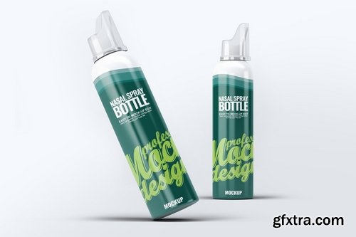 Nasal Spray Bottle Mock-Up