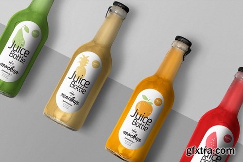 Juice Bottle Mockups