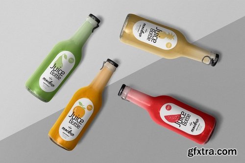 Juice Bottle Mockups