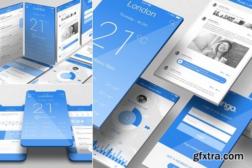 iOS App Mockups