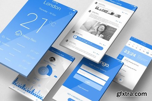 iOS App Mockups