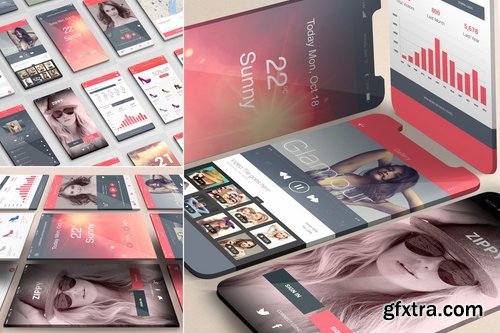 iOS App Presentation Mockups