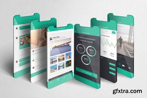 Multi-Screen Mockups For iPhone