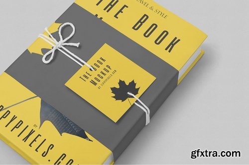 Customizable Hard Cover Book Mockups