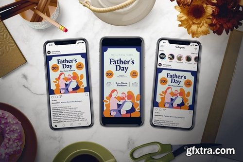 Father\'s Day Flyer Set