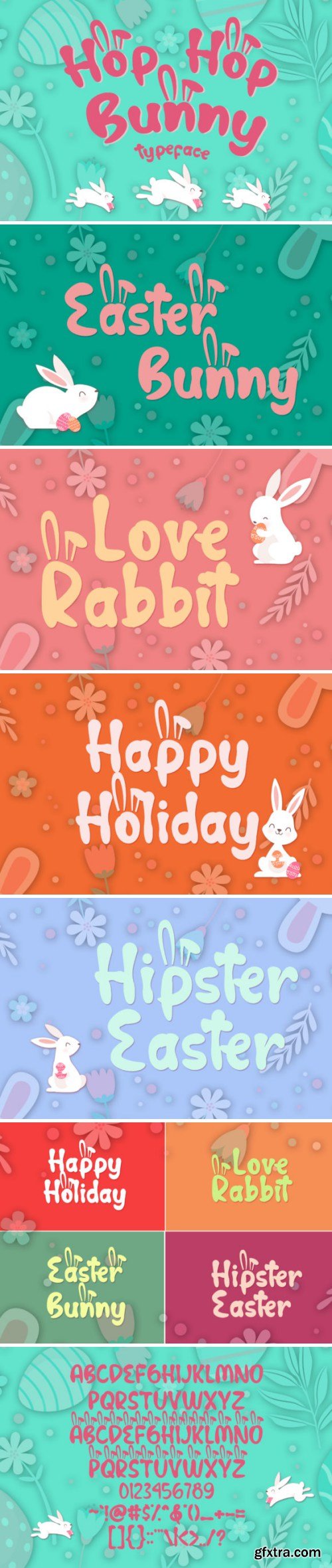 Hop Hop Bunny Font