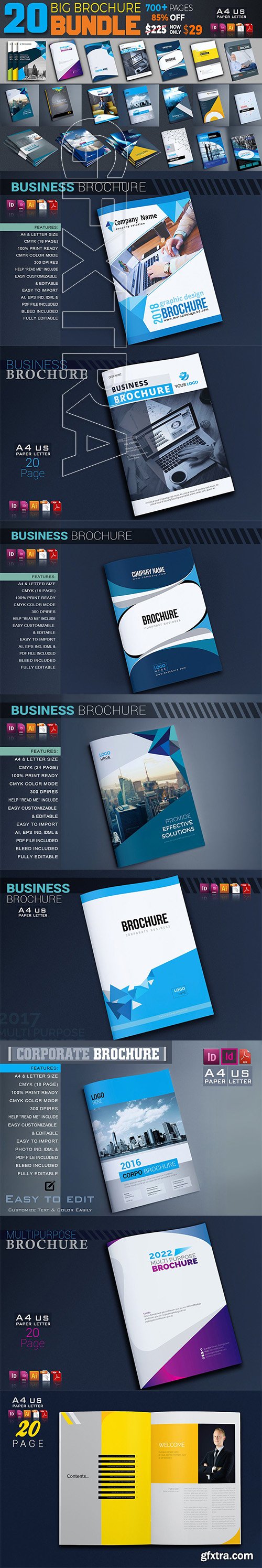 CreativeMarket - BIG Brochure Bundle 3692108