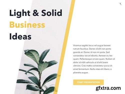 Light & Solid PowerPoint Template