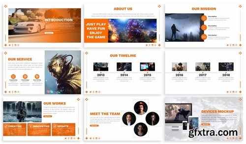 Wondersoft - Gaming Powerpoint Template