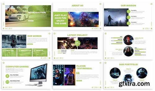 Wondersoft - Gaming Powerpoint Template