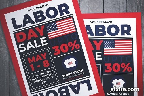 Labor Day Sale Flyer