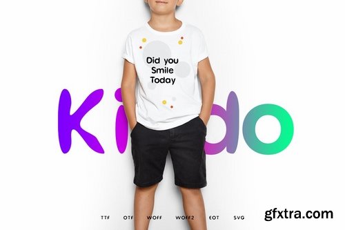 Proximate Kiddo - Display Typeface + WebFonts