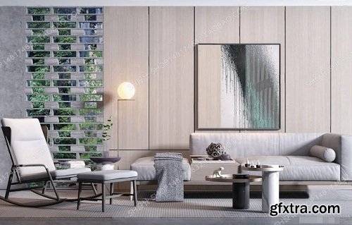 Modern Living Room 92 Interior Scene