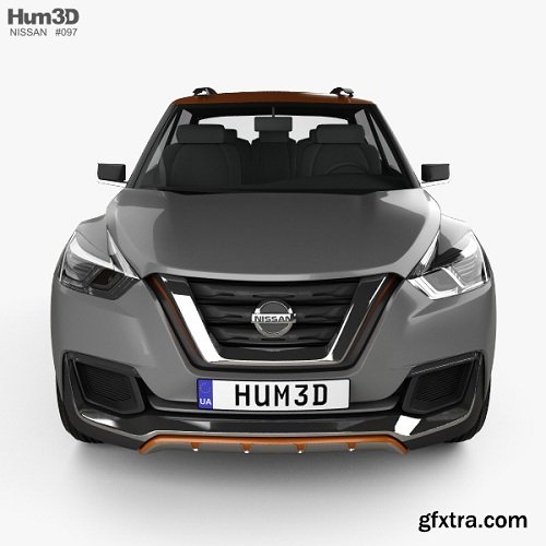 Nissan Kicks Concept 2014 3d Model