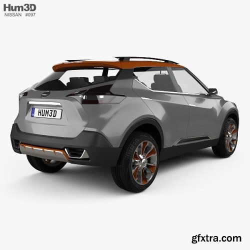 Nissan Kicks Concept 2014 3d Model