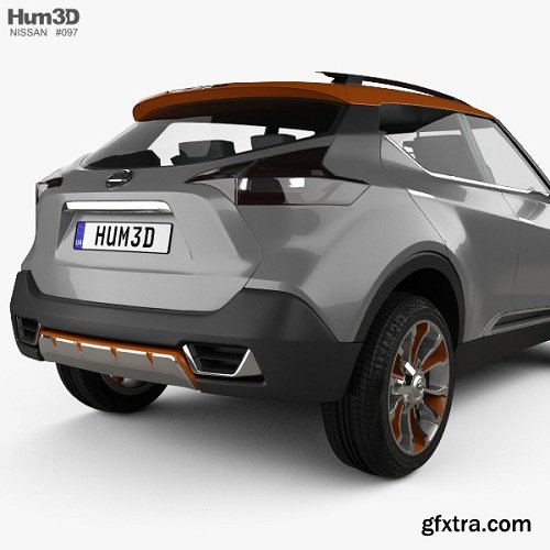 Nissan Kicks Concept 2014 3d Model