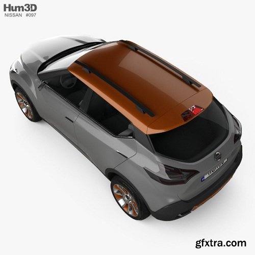 Nissan Kicks Concept 2014 3d Model