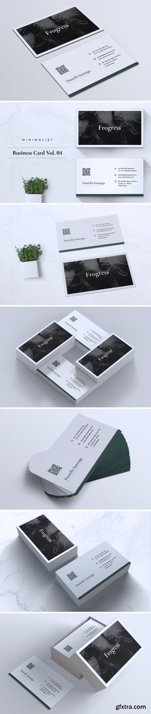 Modern Minimalist Business Card Vol. 04