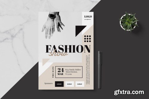 Minimal Fashion Event Flyer Poster