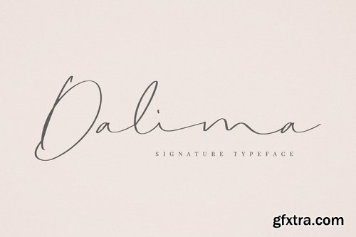 Dalima Signature Font