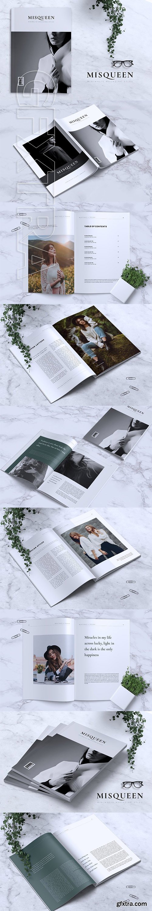 CreativeMarket - MISQUEEN Minimalist Magazine Styles 3710342