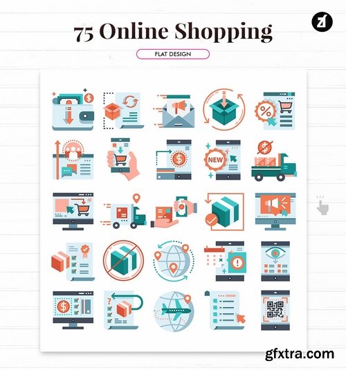 75 Online shopping elements
