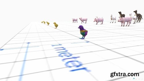 Cgtrader - Farm Animals Pack Low-poly 3D model