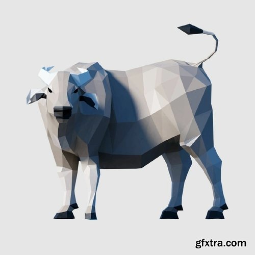 Cgtrader - Farm Animals Pack Low-poly 3D model