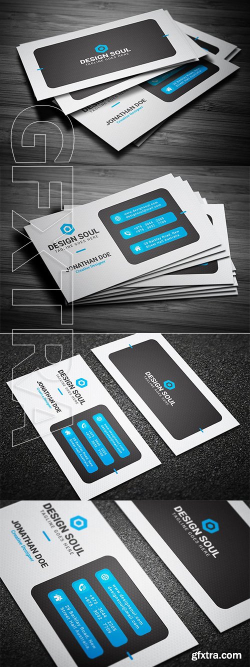 CreativeMarket - Corporate Business Card 3644874