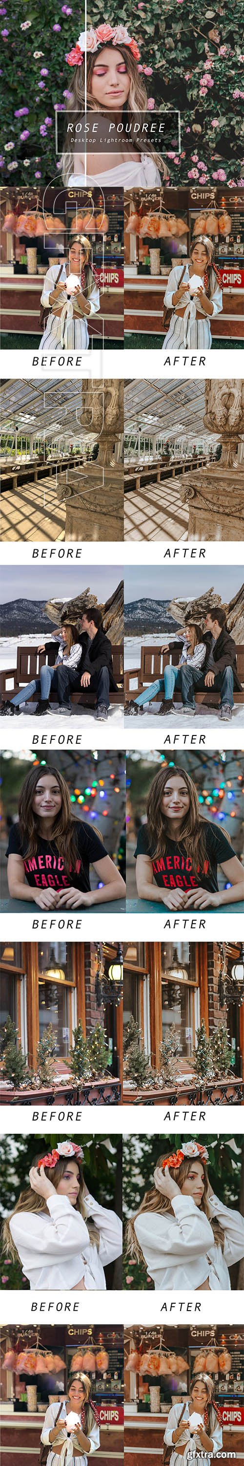 CreativeMarket - Desktop Lightroom Presets ROSE 3628869