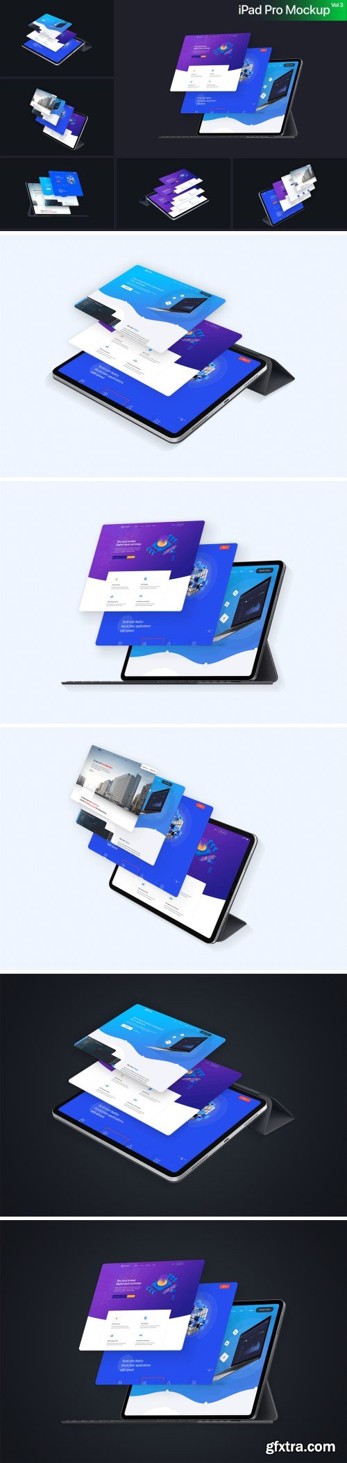 iPad Pro 2018 Mockup Vol-3