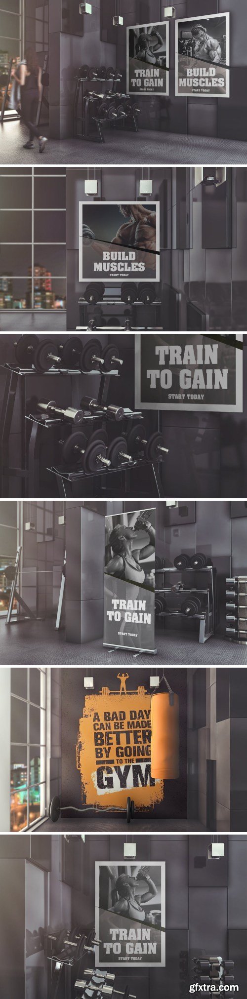 Gym Advertising Mockup