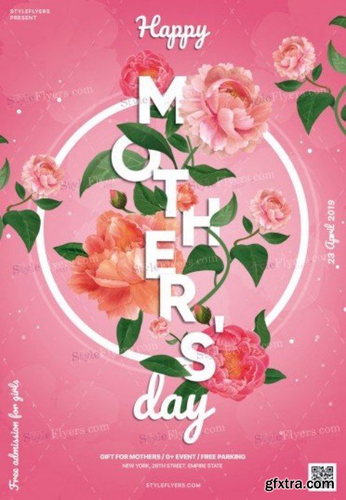 Mothers Day PSD Flyer Temlate