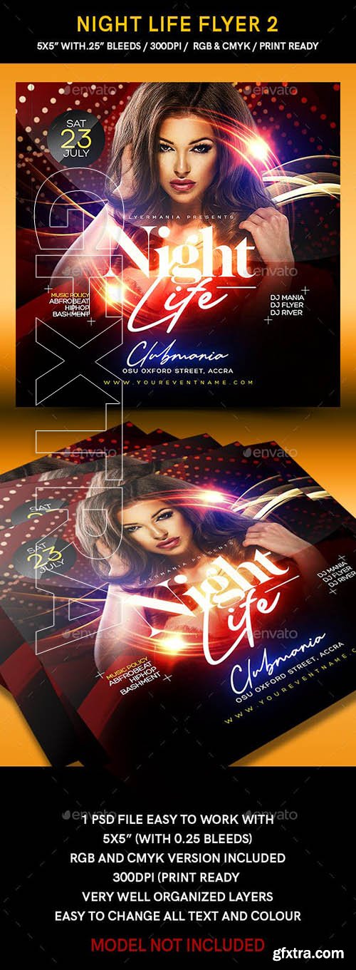 GraphicRiver - Night Life Flyer 2 23557174