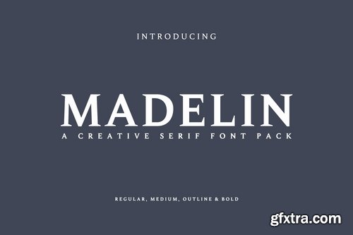 CM - Madelin Serif Font Family 3714521