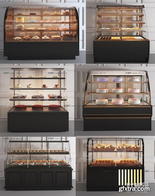 Bakery Cabinet 3d Models