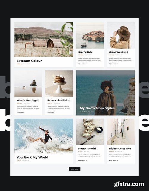 Brookside - Blog PSD Template