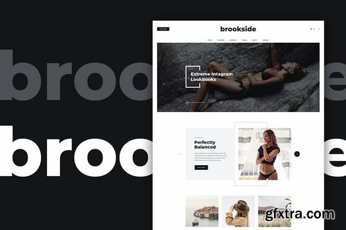 Brookside - Blog PSD Template