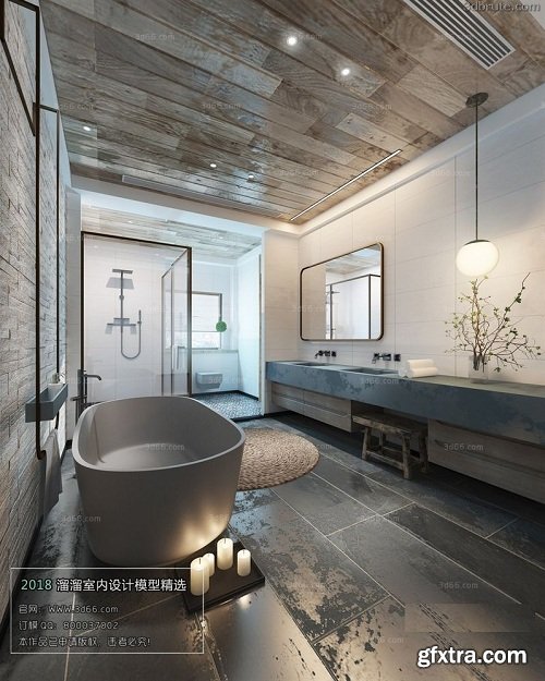 Modern Bathroom Interior Scene 05