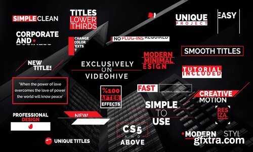 Videohive - Modern Titles - 16271116