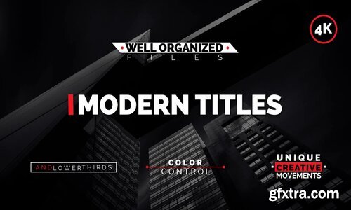 Videohive - Modern Titles - 16271116