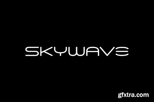 SKYWAVE - Unique & Modern Display  Logo Typeface