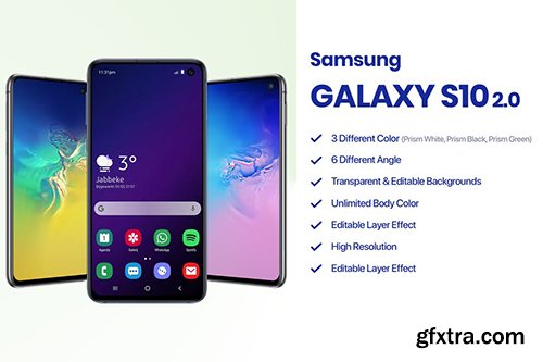 Samsung Galaxy S10 Mockup 2.0