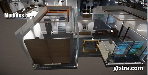 Sci-fi Modular Interior - Architecture