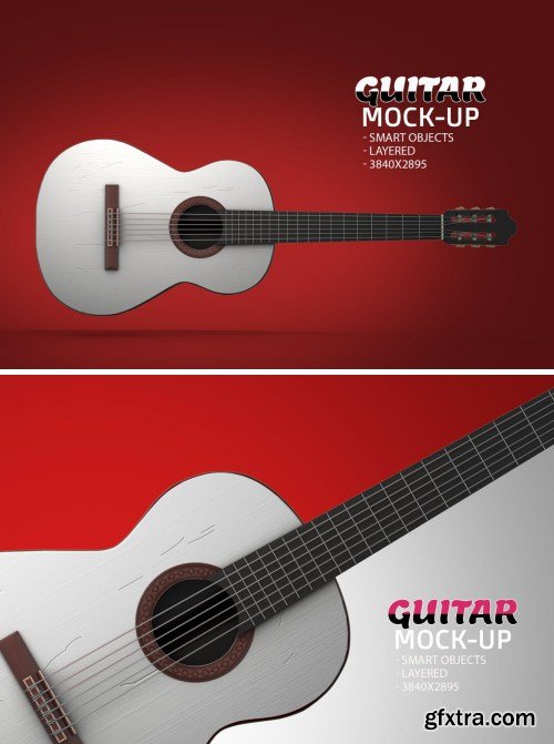 Guitar Face PSD Mock-up 2