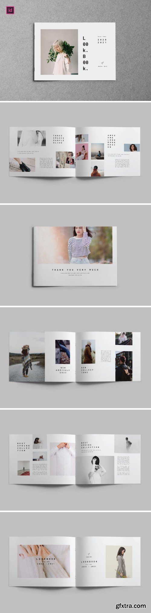 LOOKBOOK - A5 Landscape Lookbook template