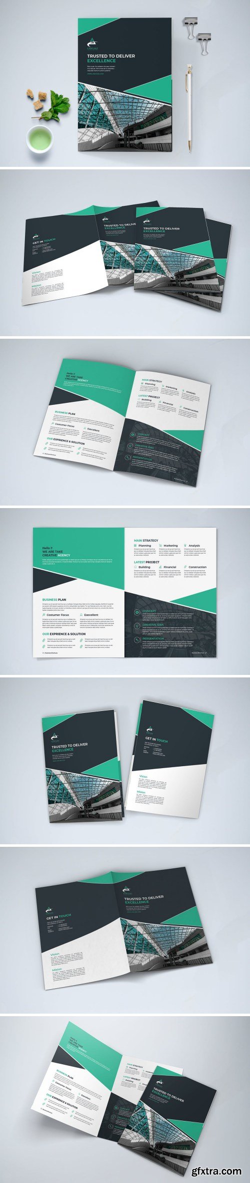 Modern Business Brochure Bi-Fold