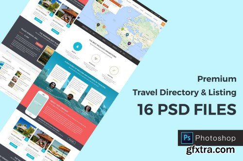 Spot - Travel Directory and Listing PSD Template